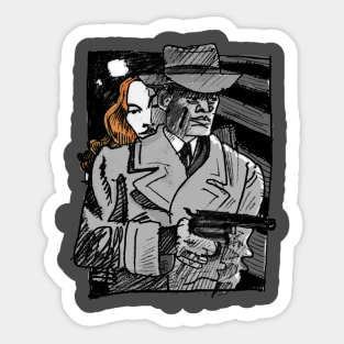 Noir Duo Sticker